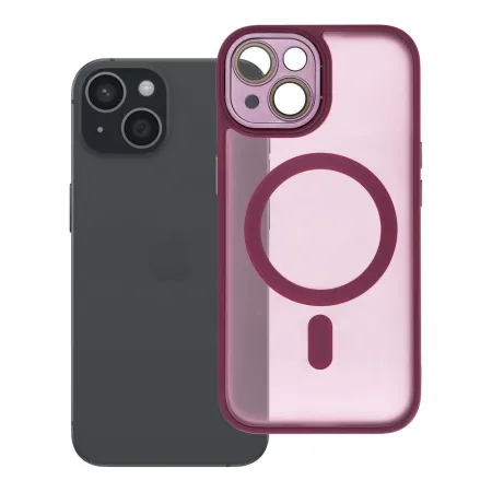 Etui na iPhone 15 Variete Mag Cover zgodne z MagSafe fioletowe