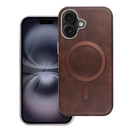 Etui na iPhone 16 PRO MAX Gentleman Mag Cover zgodne z MagSafe brązowe