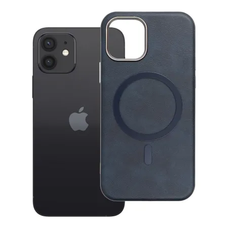 Etui na iPhone 12 Gentleman Mag Cover zgodne z MagSafe granatowe
