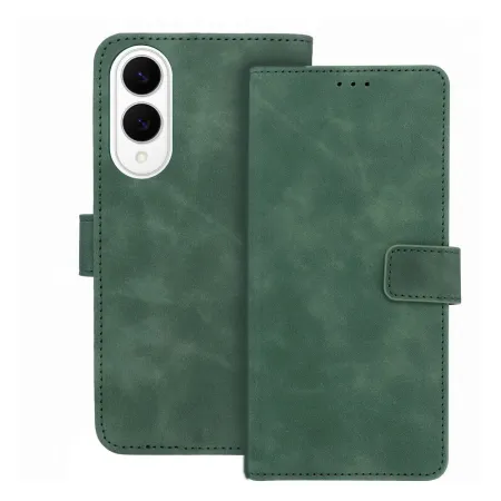 Etui z klapką na Samsung S25 EDGE Tender Book zielone