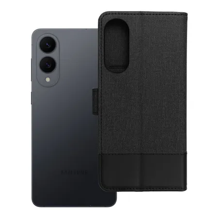 Etui z klapką na Samsung S25 EDGE Gomma Book czarne