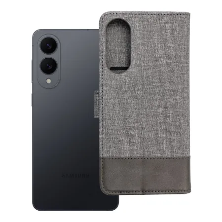 Etui z klapką na Samsung S25 EDGE Gomma Book szare