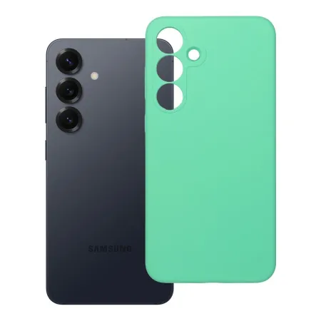 Etui na Samsung S25 PLUS Silicone 2mm (camera protection) zgodne z MagSafe miętowe