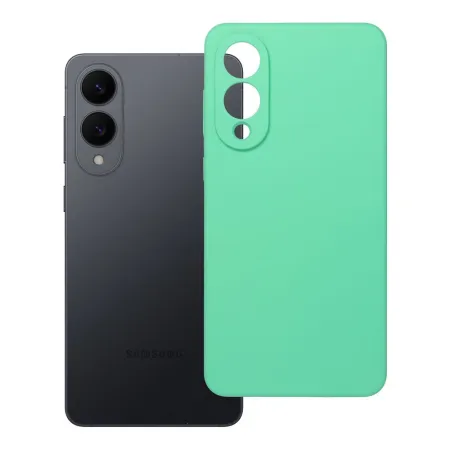 Etui na Samsung S25 EDGE Silicone 2mm (camera protection) zgodne z MagSafe miętowe