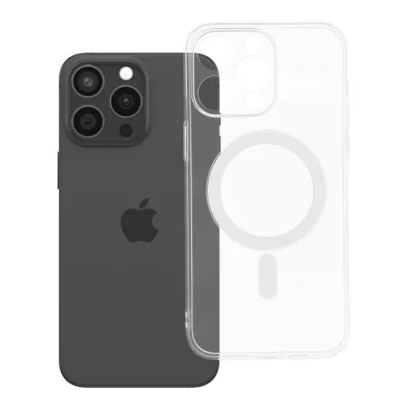 Etui na iPhone 15 PRO MAX Clear Case 2 mm Mag Cover zgodne z MagSafe (camera protection) transparentne