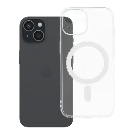 Etui na iPhone 15 Clear Case 2 mm Mag Cover zgodne z MagSafe (camera protection) transparentne