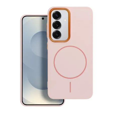 Etui na Samsung A36 Frame Mag Cover zgodne z MagSafe pudrowy róż