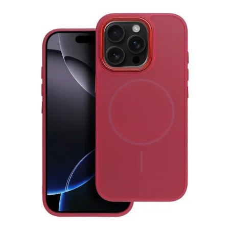Etui na iPhone 12 PRO Frame Mag Cover zgodne z MagSafe magenta