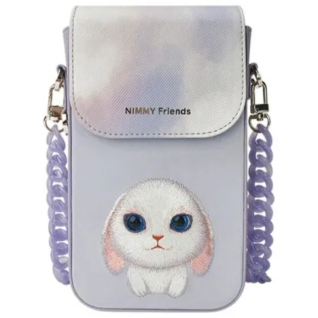 Etui na telefon Nimmy Big Eyed Pet 2.0 rabbit fioletowe
