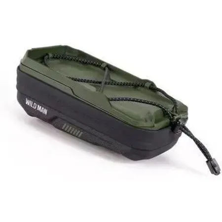 WILDMAN sakwa rowerowa na kierownicę na zamek 0,6L (4" - 7") GX330 zielona