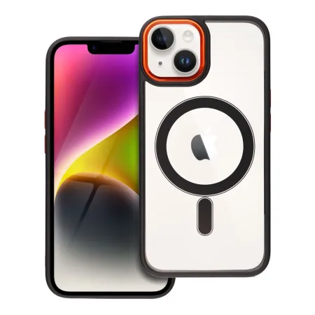 Etui na iPhone 14 Color Edge Mag Cover zgodne z MagSafe czarno złote