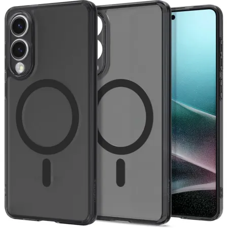 SPIGEN futerał ULTRA HYBRID MAG kompatybilny z MagSafe do SAMSUNG S25 Edge frost black