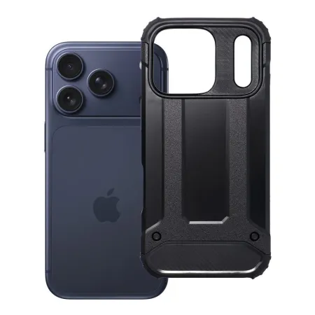 Etui na iPhone 17 Pro / 18 Pro (low camera edge) Armor czarne
