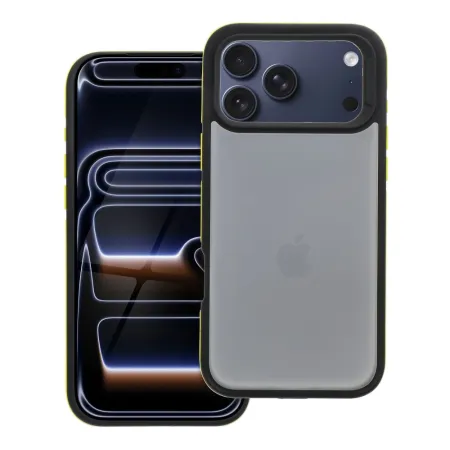 Etui na iPhone 17 Pro Max / 18 Pro Max (low camera edge) Neo żółte