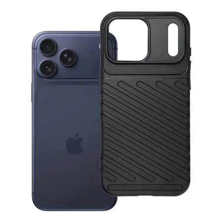 Etui na iPhone 17 Pro Max / 18 Pro Max (low camera edge) Thunder czarne