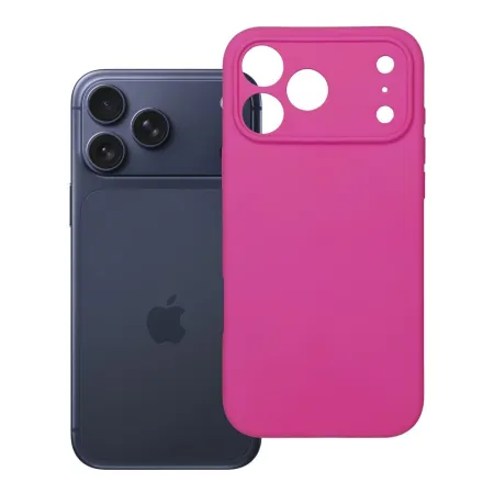 Etui na iPhone 17 Pro Max / 18 Pro Max (low camera edge) Silicone 2mm (camera protection) różowe