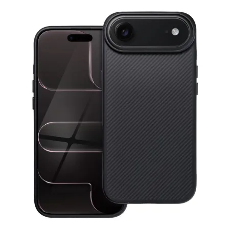 Etui na iPhone 17 AIR Carbon Elite Mag Cover zgodne z MagSafe czarne