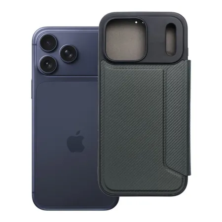 Etui z klapką na iPhone 17 PRO MAX / 18 PRO MAX Razor Book ciemnozielone