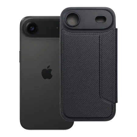 Etui z klapką na iPhone 17 AIR Razor Book czarne