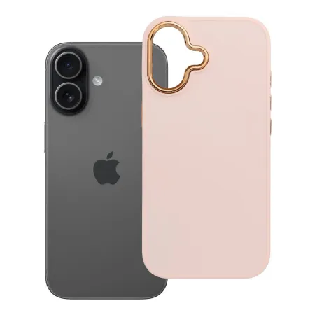 Etui na iPhone 17 Frame pudrowy róż