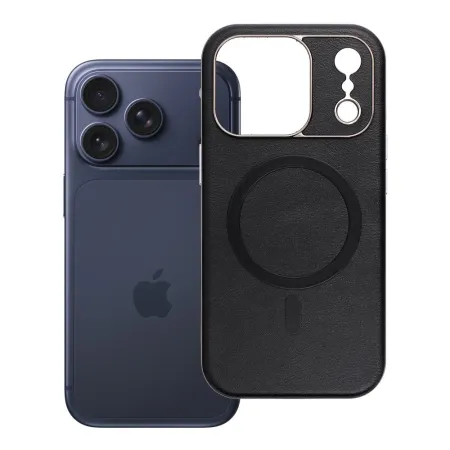 Etui na iPhone 17 Pro / 18 Pro (low camera edge) Gentleman Mag Cover zgodne z MagSafe czarne