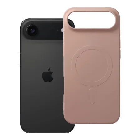 Etui na iPhone 17 AIR Silicone Mag Cover zgodne z MagSafe (big hole) różowe