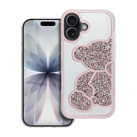 Etui na iPhone 17 Teddy Bear różowe
