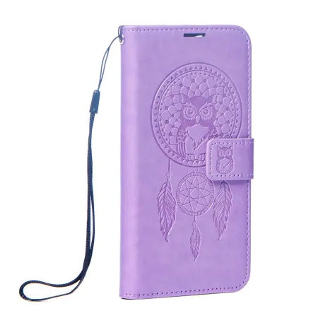Etui z klapką na iPhone 17 AIR Mezzo Book łapacz snów fioletowe