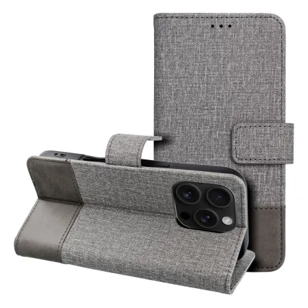 Etui z klapką na iPhone 17 AIR Gomma Book szare