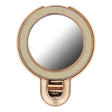 Stojak na telefon CIRCLE MIRROR - naklejany - złoty