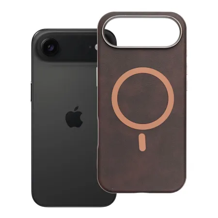 Etui na iPhone 17 AIR Gentleman Mag Cover zgodne z MagSafe brązowe