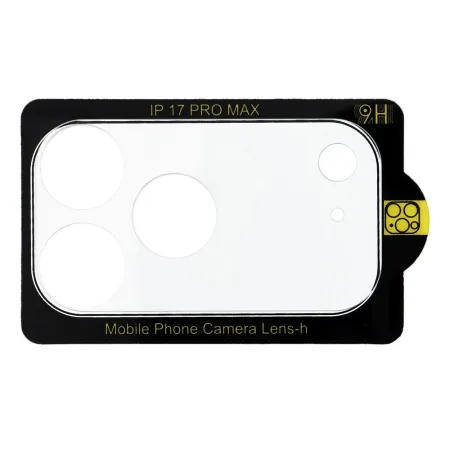 Szkło hartowane 5D Full Glue na aparat do iPhone 17 PRO MAX transparentne