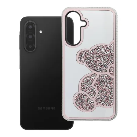 Etui na Samsung A17 / A18 Teddy Bear różowe