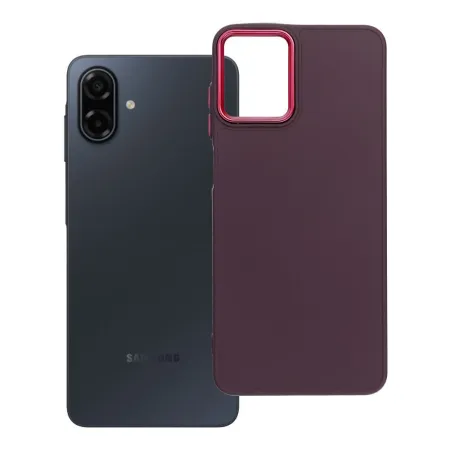 Etui na Samsung A07 / A08 Frame fioletowe