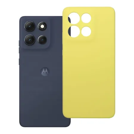 Etui na Motorola G86 5G Silicone 2mm (camera protection) zółte