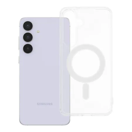 Etui na Samsung S25 FE Clear Mag Cover (Str) zgodne z MagSafe transparentne
