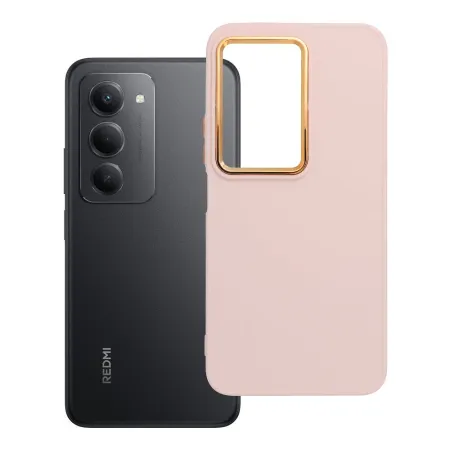 Etui na Xiaomi Redmi 15 4G / 5G (171,1mm) Frame pudrowy róż