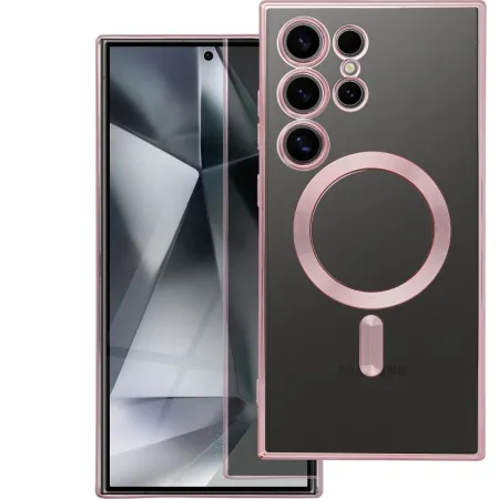 Etui na Xiaomi Redmi 15C (173,16 x 81,07 x 8,2) Electro Mag Cover zgodne z MagSafe złoto różowe
