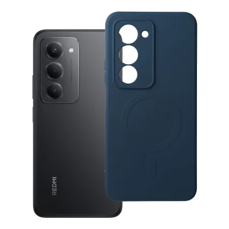 Etui na Xiaomi Redmi 15 4G / 5G (171,1mm) Silicone Mag Cover zgodne z MagSafe (camera protection) niebieskie