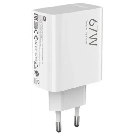 XIAOMI oryginalna ładowarka sieciowa USB A QC3.0 3A 67W MDY-15-ET biała bulk