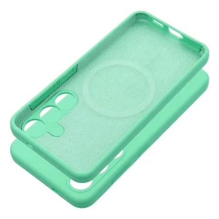 Etui na Honor 400 SMART Silicone 2mm (camera protection) zgodne z MagSafe miętowe