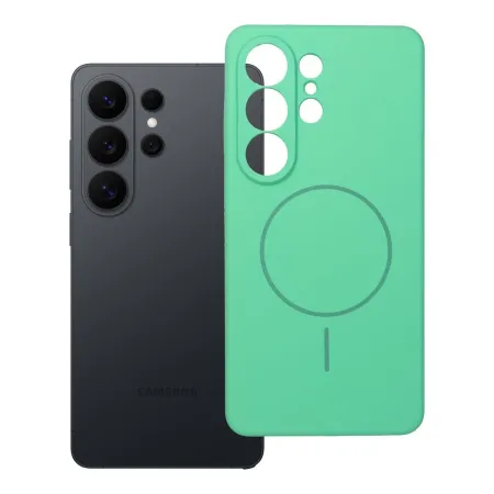 Etui na Samsung S26 ULTRA Silicone 2mm (camera protection) zgodne z MagSafe miętowe