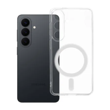 Etui na Samsung S26 Clear Case 2 mm Mag Cover zgodne z MagSafe (camera protection) transparentne