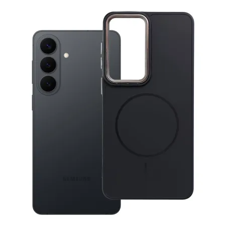 Etui na Samsung S26 PLUS Frame Mag Cover zgodne z MagSafe czarne