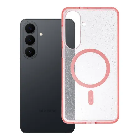 Etui na Samsung S26 PLUS Clear Mag Cover - Glitter (Str) zgodne z MagSafe różowe glitter