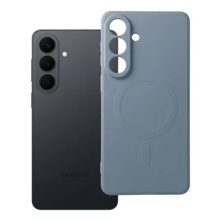 Etui na Samsung S26 PLUS Silicone Mag Cover zgodne z MagSafe (camera protection) jasnoniebieskie