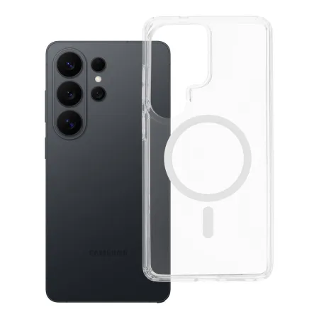 Etui na Samsung S26 ULTRA Clear Mag Cover Elite (STR / NIEŻÓŁKNĄCY) zgodne z MagSafe transparentne
