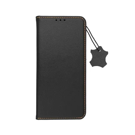 Etui z klapką na Samsung S26 Smart Pro Book skórzane czarne