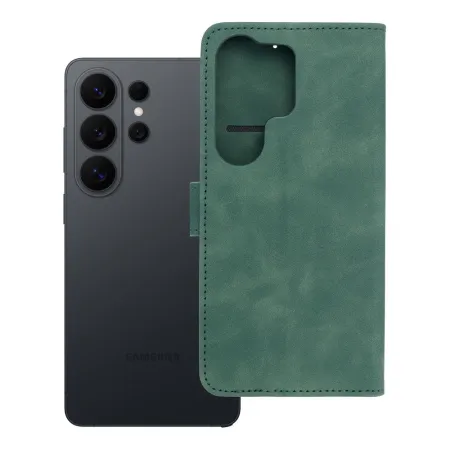 Etui z klapką na Samsung S26 ULTRA Tender Book zielone