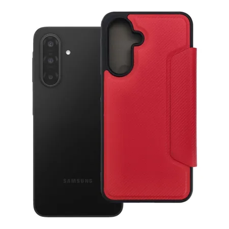 Etui z klapką na Samsung A17 5G / A18 Razor Book czerwone